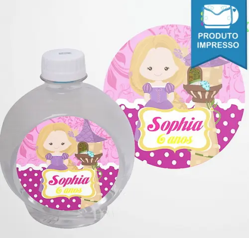 Adesivo Água Ouro Fino Rapunzel