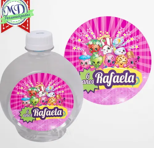 Adesivo Água Ouro Fino Shopkins