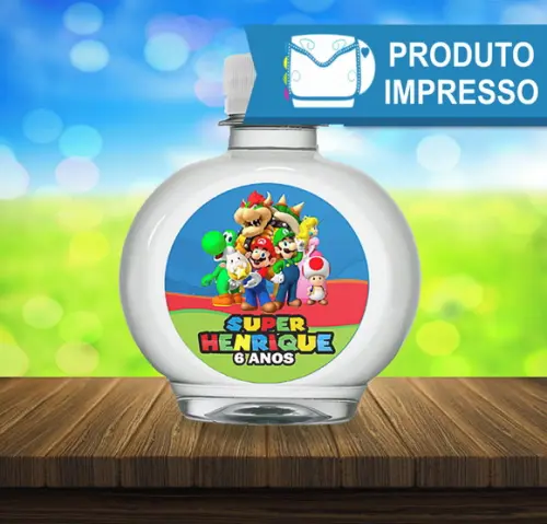 Adesivo Água Ouro Fino Super Mário
