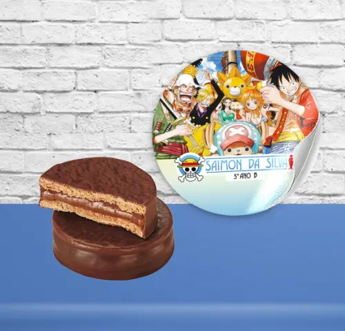 Adesivo Alfajor ONE PIECE