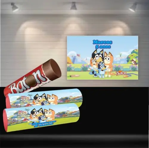 Adesivo Baton Bluey