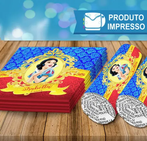 Adesivo Baton Branca de Neve