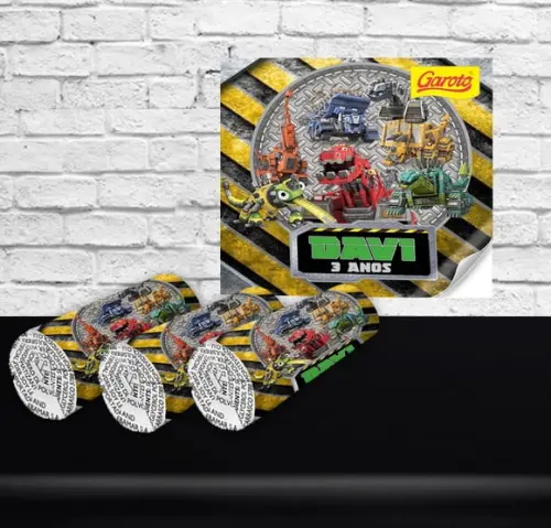 Adesivo Baton DINOTRUX