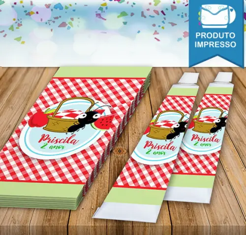 Adesivo Bisnaga Brigadeiro Picnic