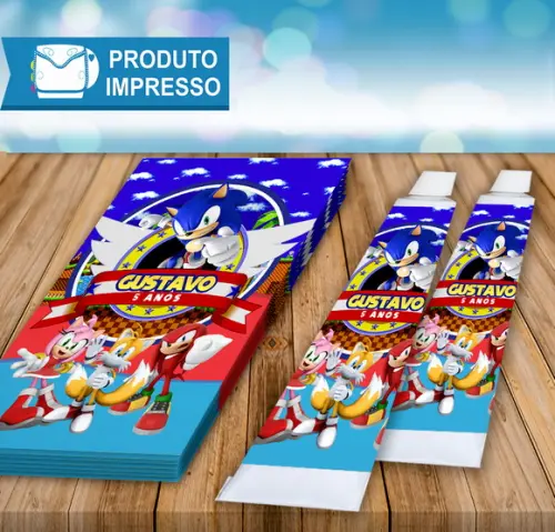 Adesivo Bisnaga Brigadeiro Sonic