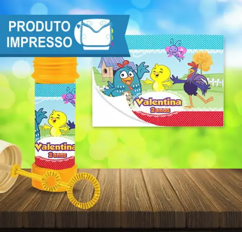 Adesivo Bolha de Sabão da Galinha Pintadinha