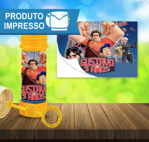 Adesivo Bolha de Sabão Detona Ralph