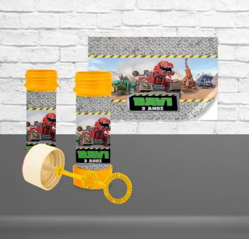 Adesivo Bolha De Sabão DINOTRUX