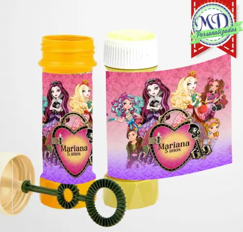 Adesivo Bolha de Sabão Ever After High