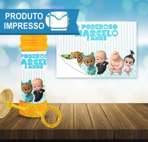 Adesivo Bolha de Sabão O Poderoso Chefinho