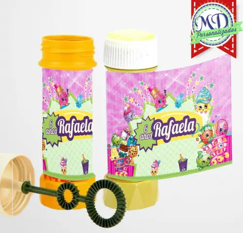 Adesivo Bolha de Sabão Shopkins