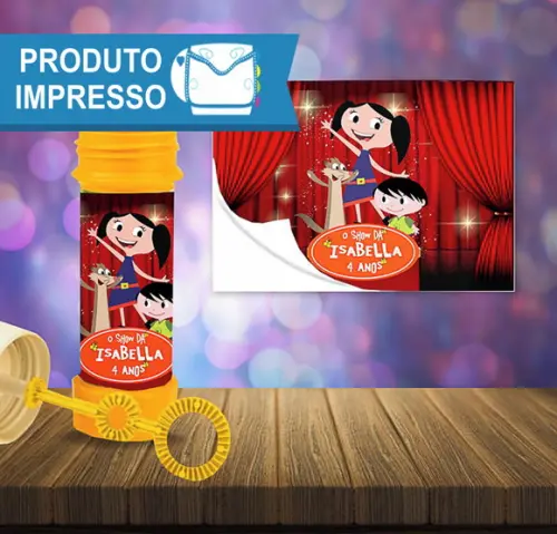 Adesivo Bolha de Sabão Show da Luna