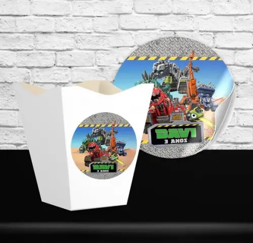Adesivo Cachepô DINOTRUX