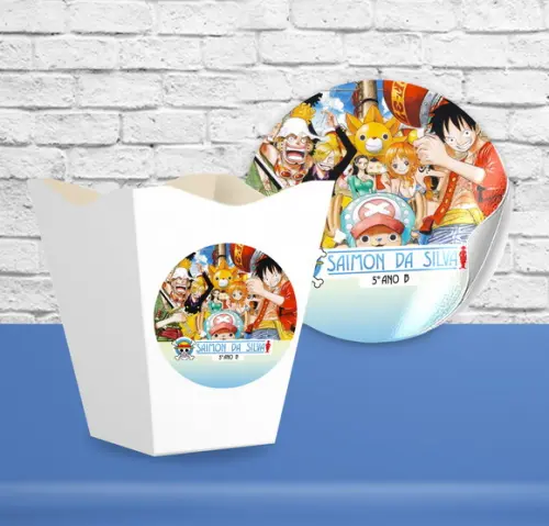 Adesivo Cachepô ONE PIECE