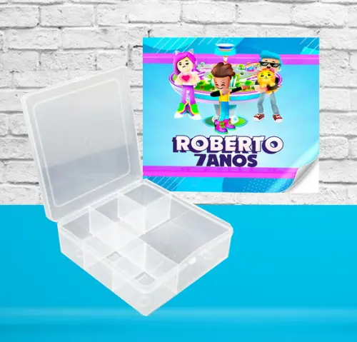 Adesivo Caixa Organizadora 6cx PK XD