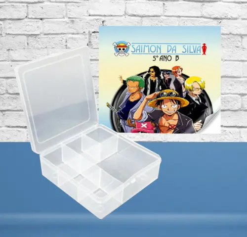 Adesivo Caixa Organizadora 6cx One Piece