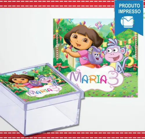 Adesivo Caixinha Acrilica Dora Aventureira nº 01