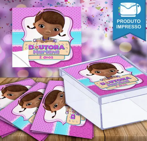 Adesivo Caixinha Doutora Brinquedos