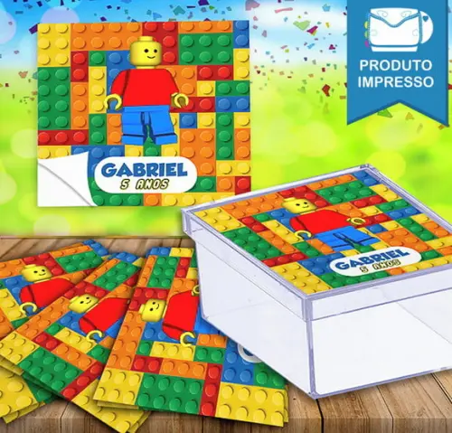 Adesivo Caixinha Lego
