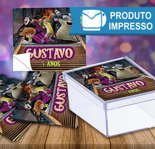 Adesivo Caixinha Hotel Transylvania