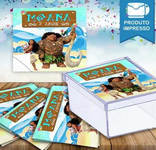 Adesivo Caixinha Moana