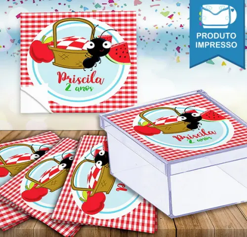 Adesivo Caixinha Picnic