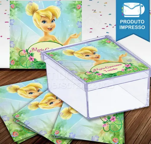 Adesivo Caixinha Tinker Bell