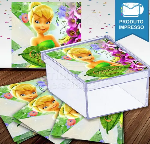 Adesivo Caixinha Tinker Bell