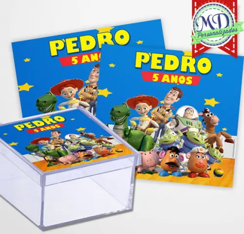 Adesivo Caixinha Toy Story