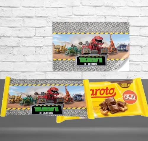 Adesivo Chocolate DINOTRUX