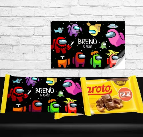 Adesivo Chocolate Among US