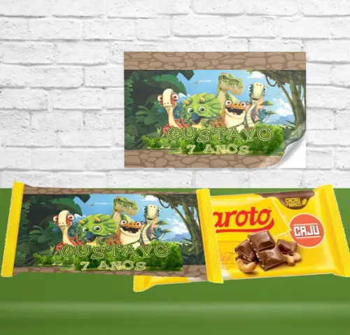 Adesivo Chocolate Gigantossauro