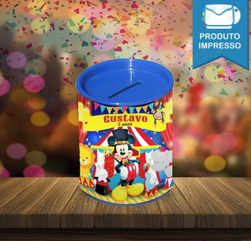 Adesivo Cofre do Mickey Circo