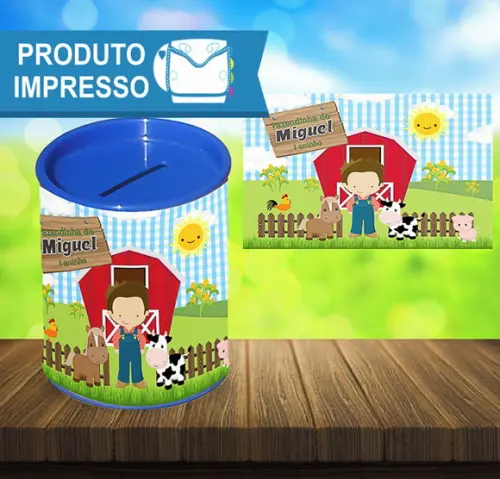 Adesivo Cofre Fazendinha