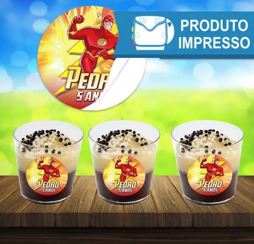 Adesivo Copinho Brigadeiro Flash