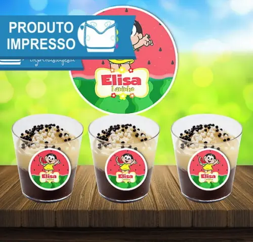 Adesivo Copinho de Brigadeiro Magali