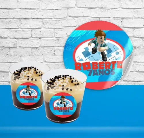 Adesivo Copinho Roblox