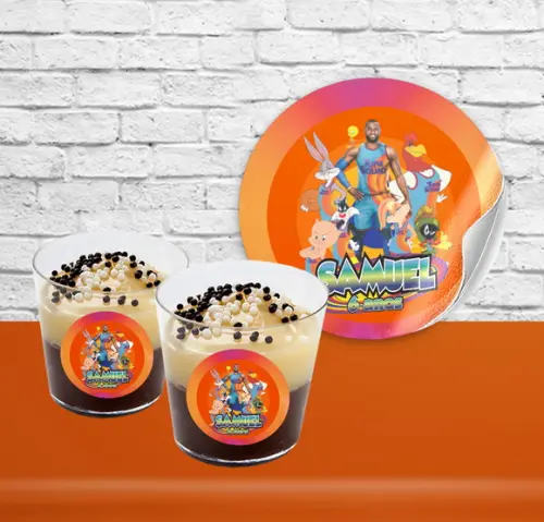 Adesivo Copinho SPACE JAM