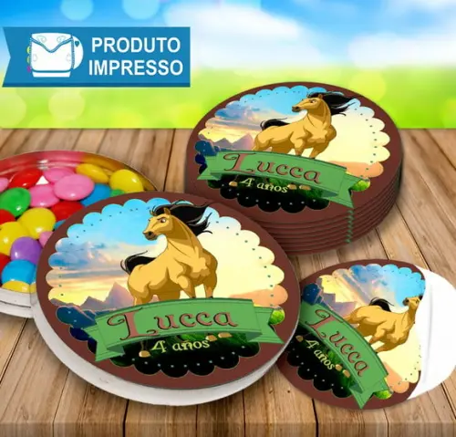 Adesivo de Latinha Spirit