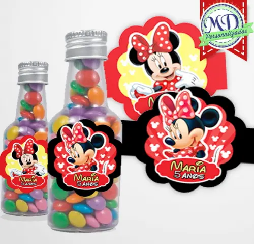 Adesivo Garrafinha Minnie