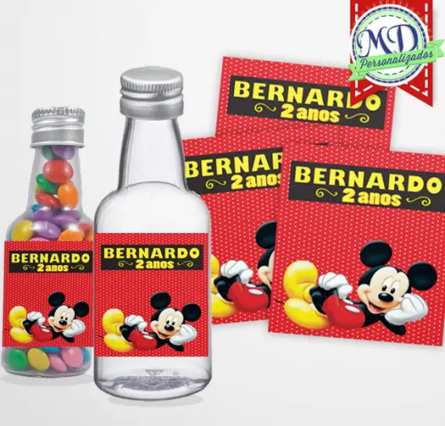 Adesivo Garrafinha Mickey