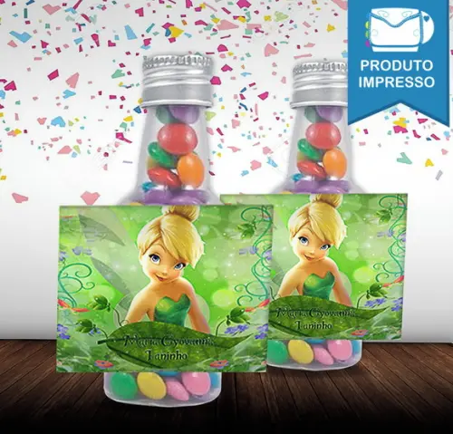 Adesivo Garrafinha Tinker Bell