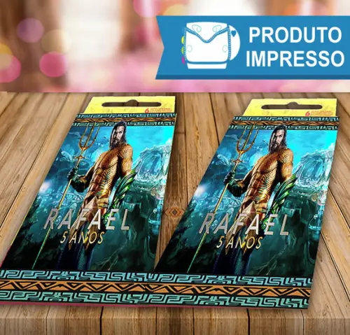 Adesivo Giz de Cera Aquaman