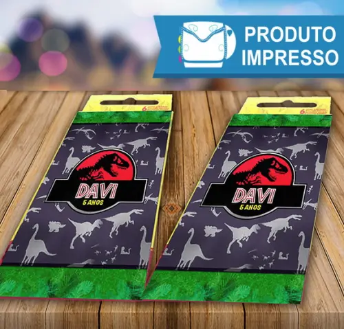 Adesivo Giz de Cera Jurassic Park