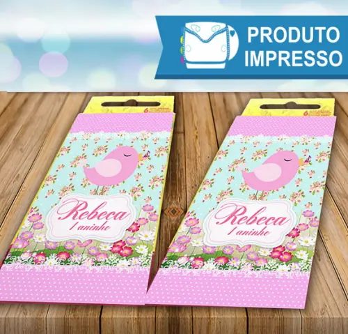 Adesivo Giz de Cera Passarinhos