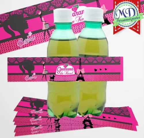 Adesivo Guaraná Barbie Paris