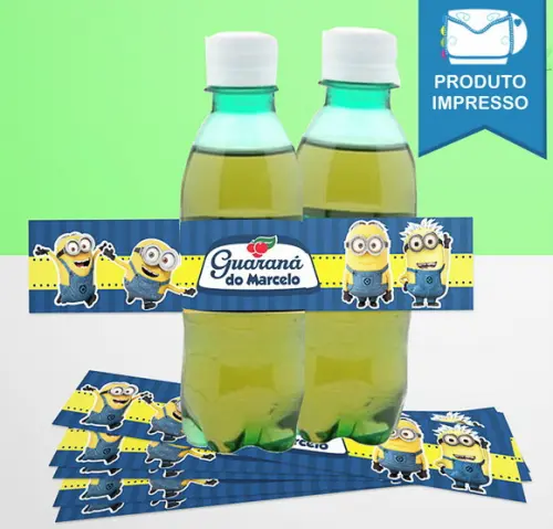 Adesivo Guaraná Minions