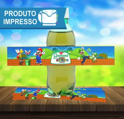 Adesivo Guaraná Super Mario