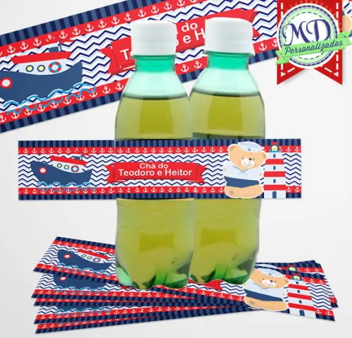 Adesivo Guaraná Urso Marinheiro