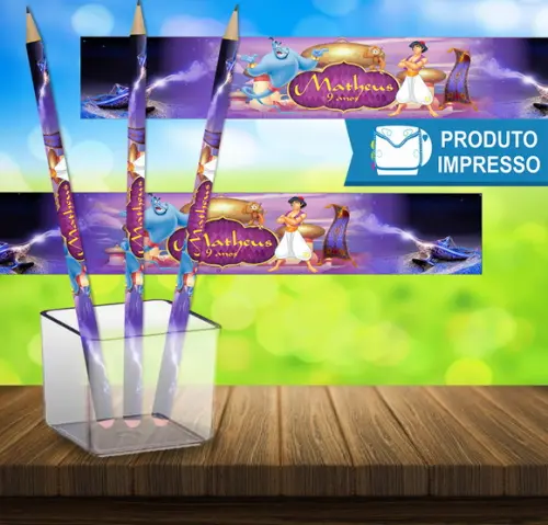 Adesivo Lápis Aladdin